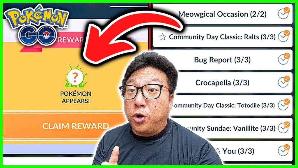Claiming 1 Year of Community Day Special Research in Pokemon GO