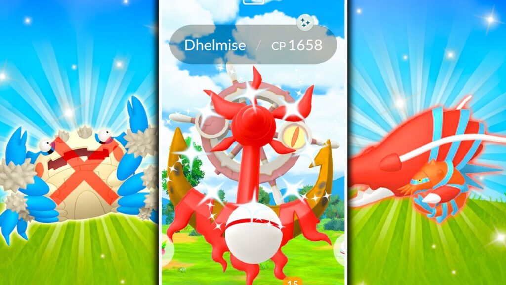 ANOTHER SHINY POKEMON LOCKED BEHIND RAIDS IN POKEMON GO! Shiny Dhelmise / Pinch Perfect Event