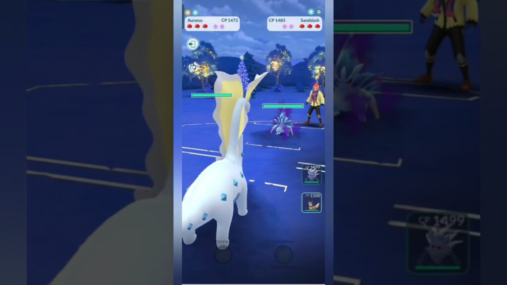 Shiny Aurorus in GL Pokemon Go #pokemon #pokemongo #shiny #pvpmontage #shorts #pvp #gl #memes #gbl