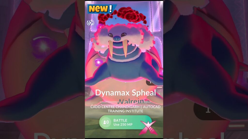 First Ever Dynamax Spheal & Walrein Raid in Pokemon Go