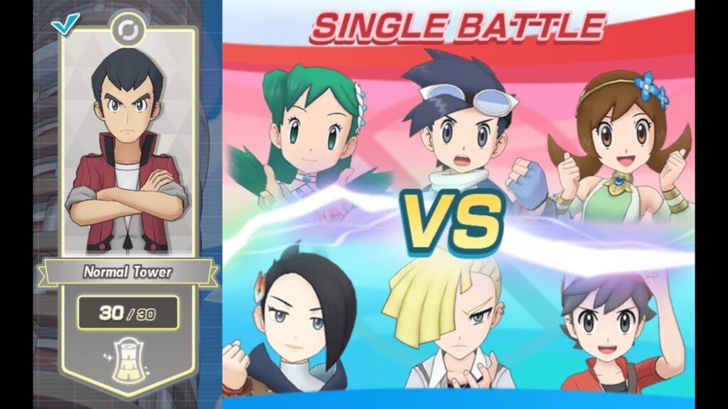 Pokemon Masters EX - Normal Tower Floor 30 (no Superawakening)