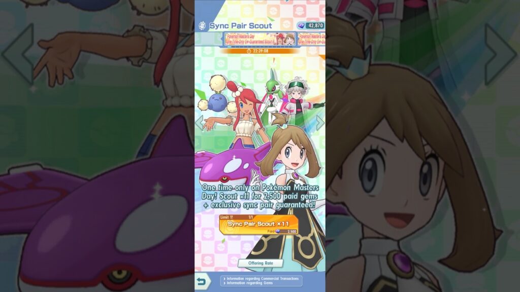 IS CHRISTMAS GOING TO BE A HAPPY SCOUT? | Pokemon Masters Day #shorts #pokemonmasters