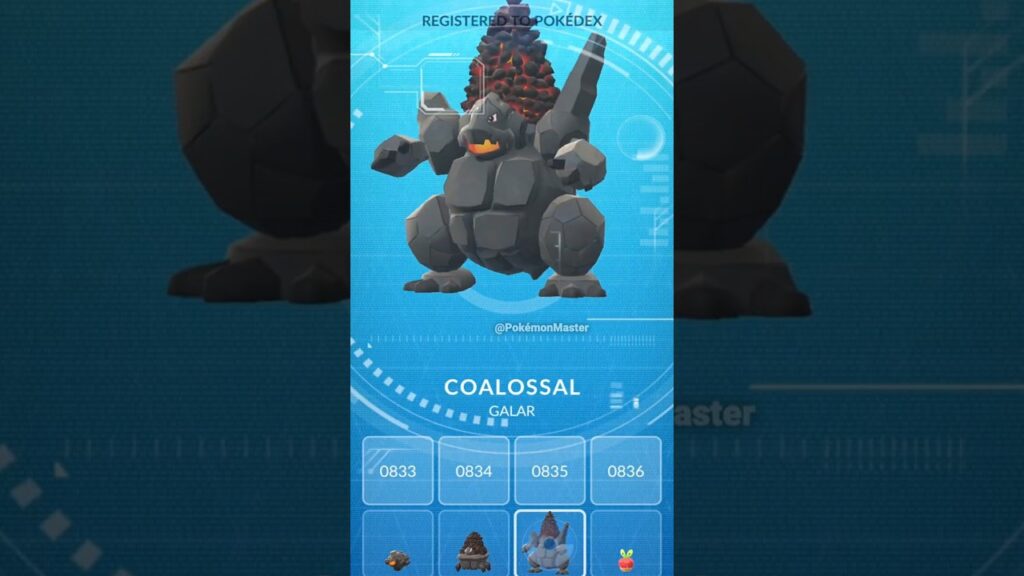 Got new Debut COALOSSAL Family in Pokemon GO.