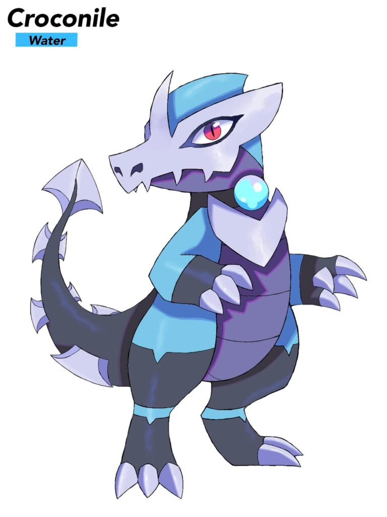 Part five of redesigning my starters for my Pokémon region