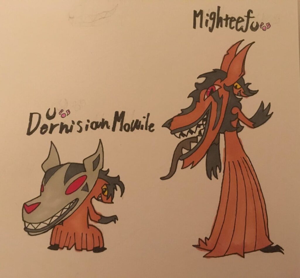 Based off of the werehyena and Kishi of African mythology