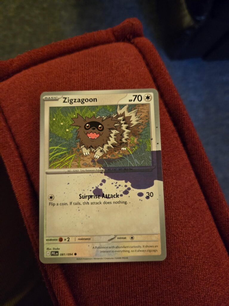 Friend pulled this misprint, looks pretty cool