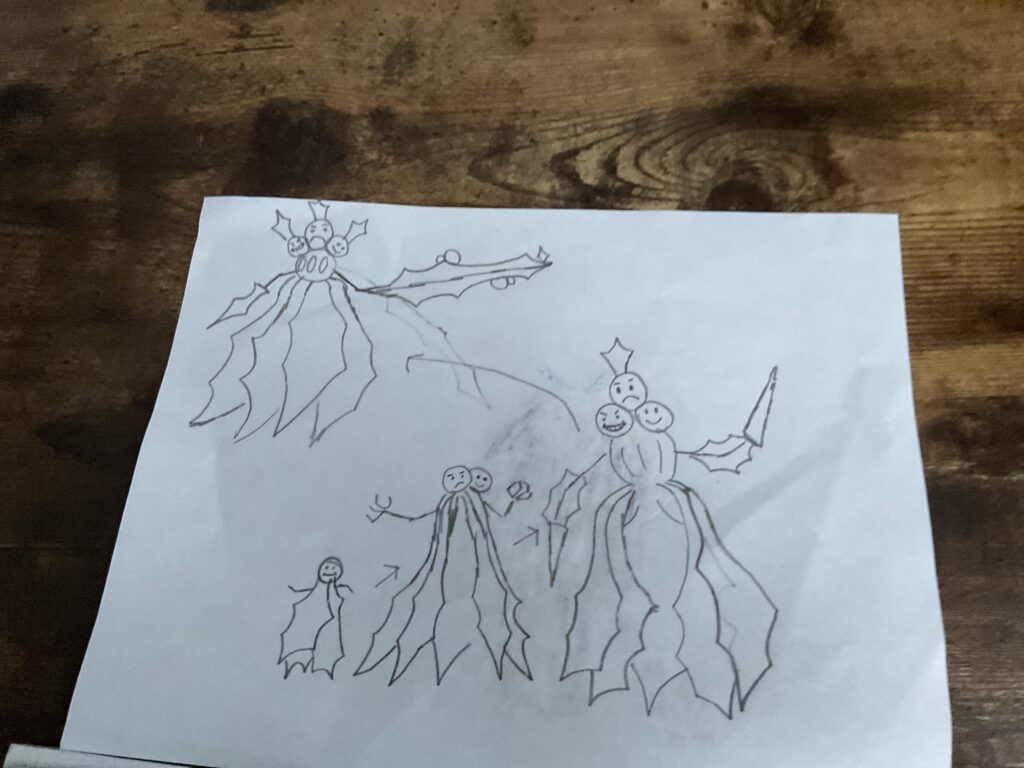 Chrismistl-dresstletoe-fenstletoe and mega fenstletoe