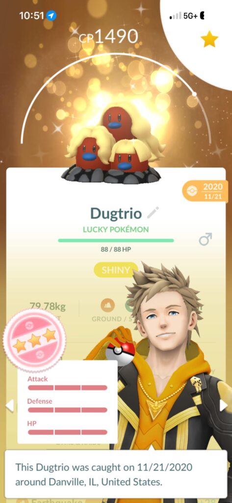 Trading shinies with my fiancé in hopes for a lucky and then this happens 🥹 1st 4* lucky shiny 😭