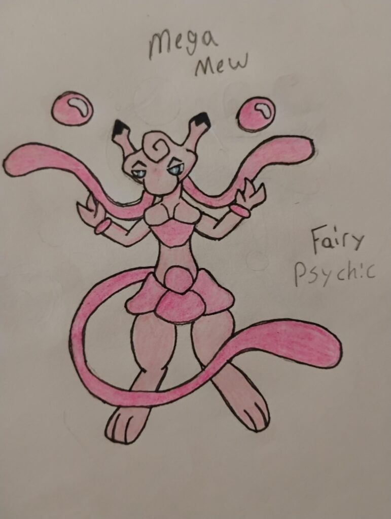 A Mega Mew made by me :D (OC)
