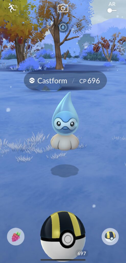 Snowy castform?