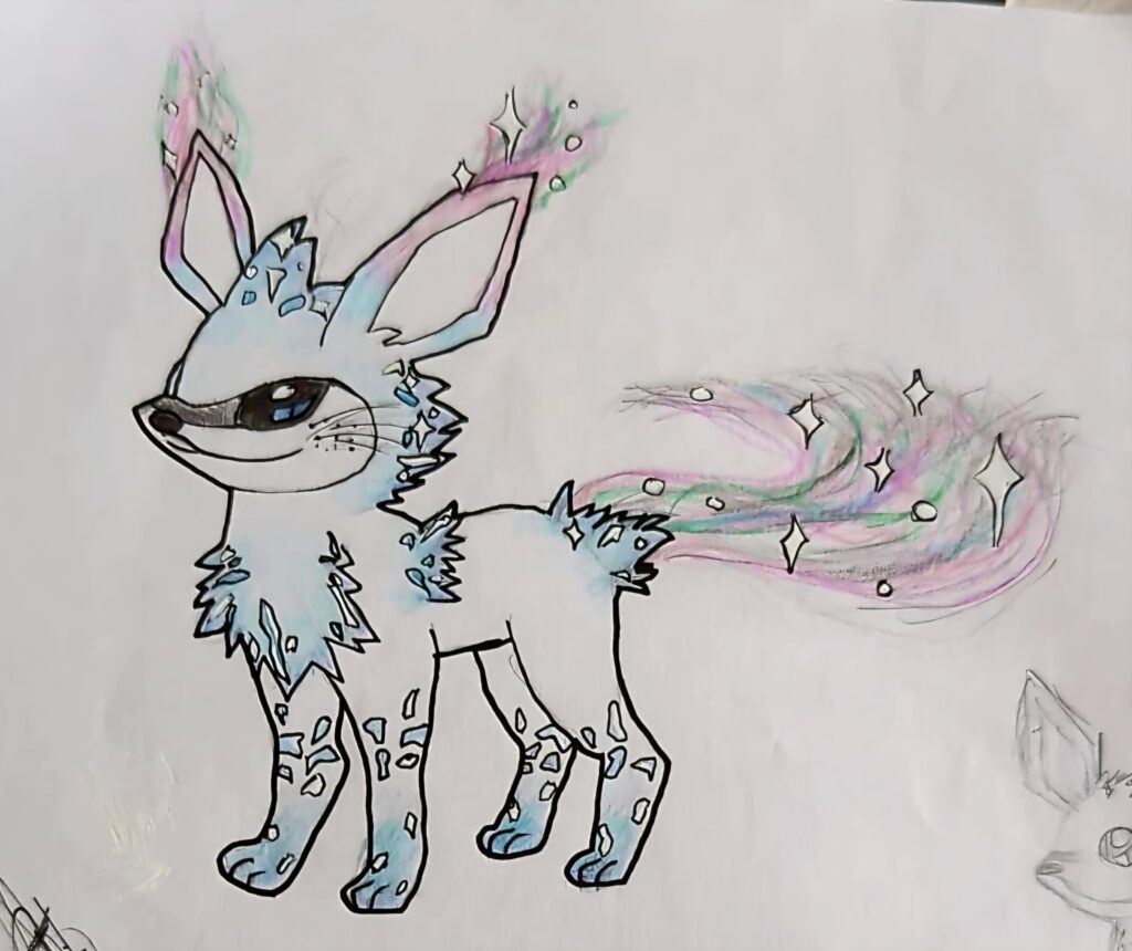 Aurora/Arctic fox fakemon