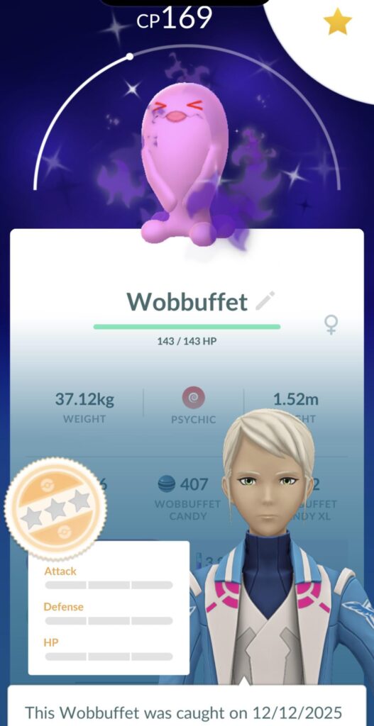 Got my first shiny shadow!