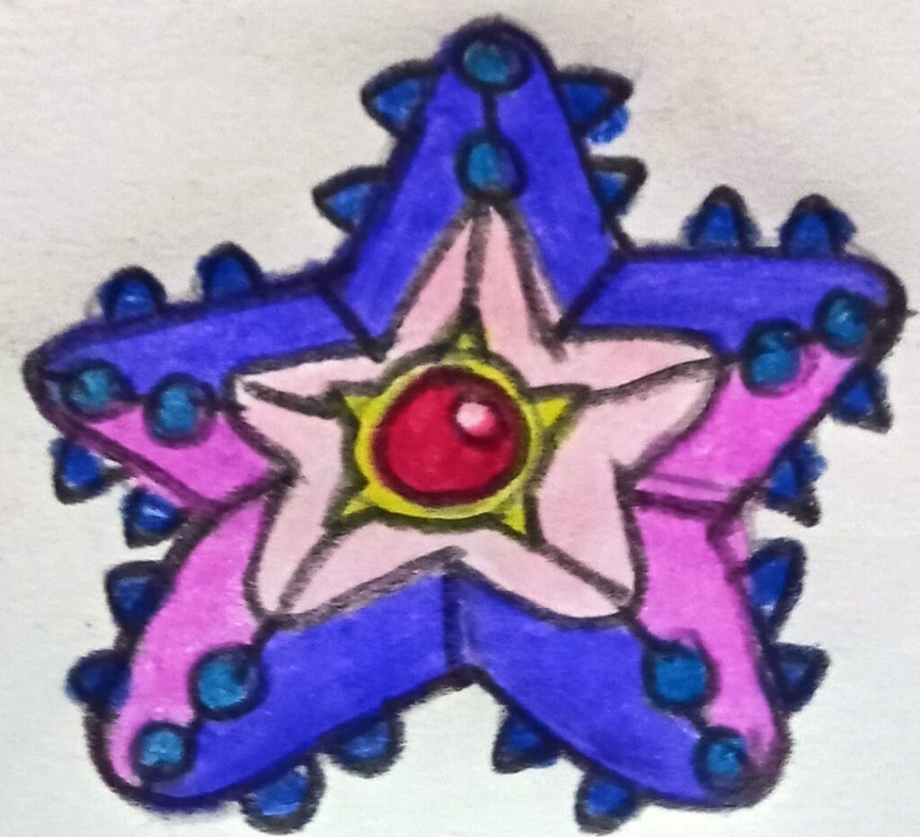 Regional Variant Staryu, Starmie Type: Fairy/Dark