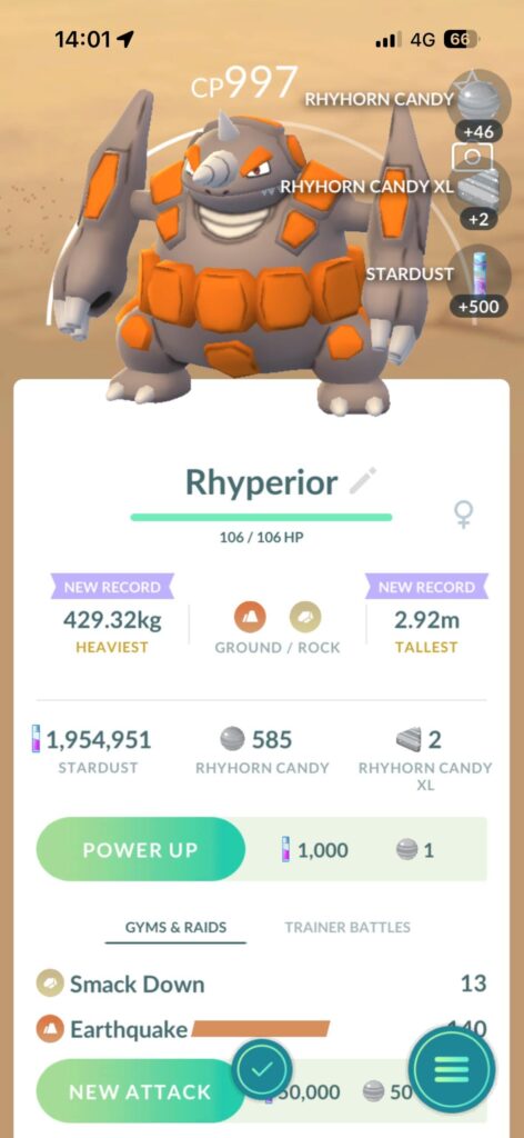 What’s the most amount of candies you got while catching a Pokémon?