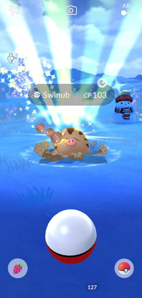 Whenever I give a berry to a wild Pokémon, its shadow becomes a perfect square. Is this happening to anyone else?