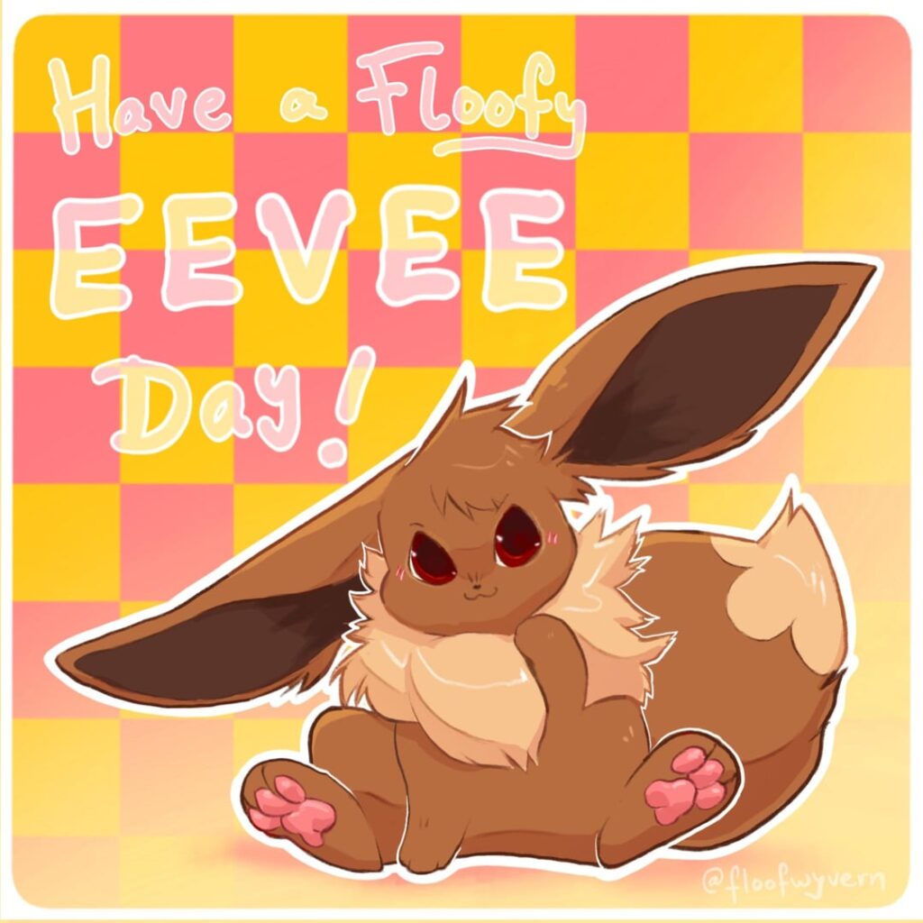 Happy Eevee Day! [oc] ^^