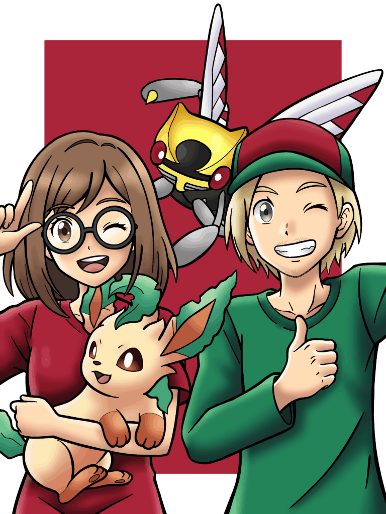 A Trainer commission I drew recently (OC)