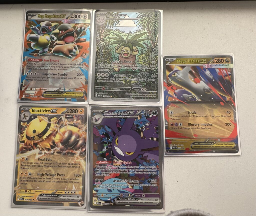 Christmas pulls, 4/4 packs!
