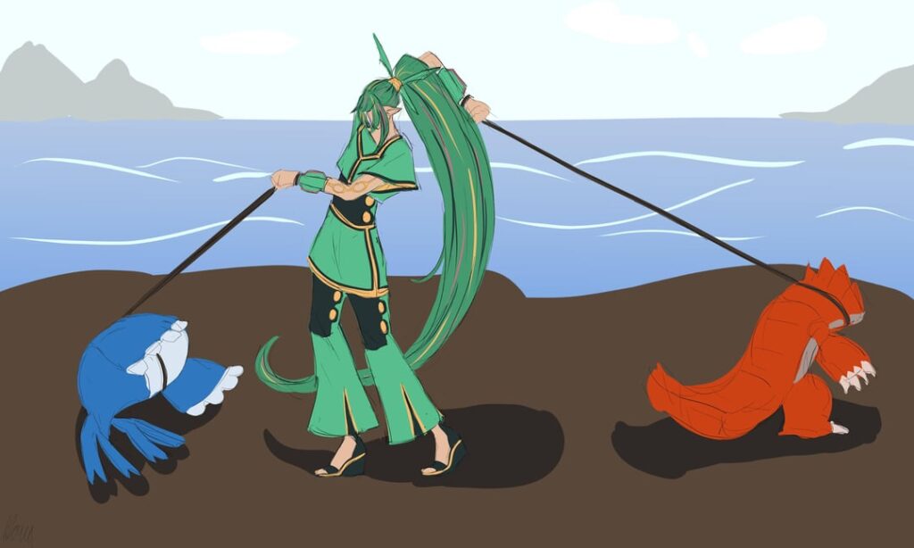 lore accurate weather trio (ft. rayray gijinka)