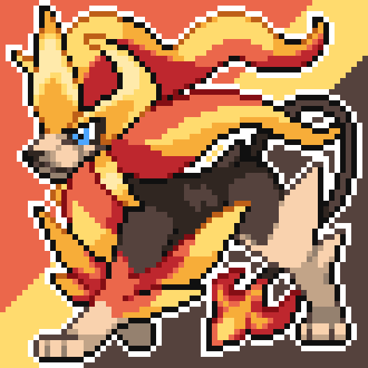 My take on a Mega Pyroar redesign