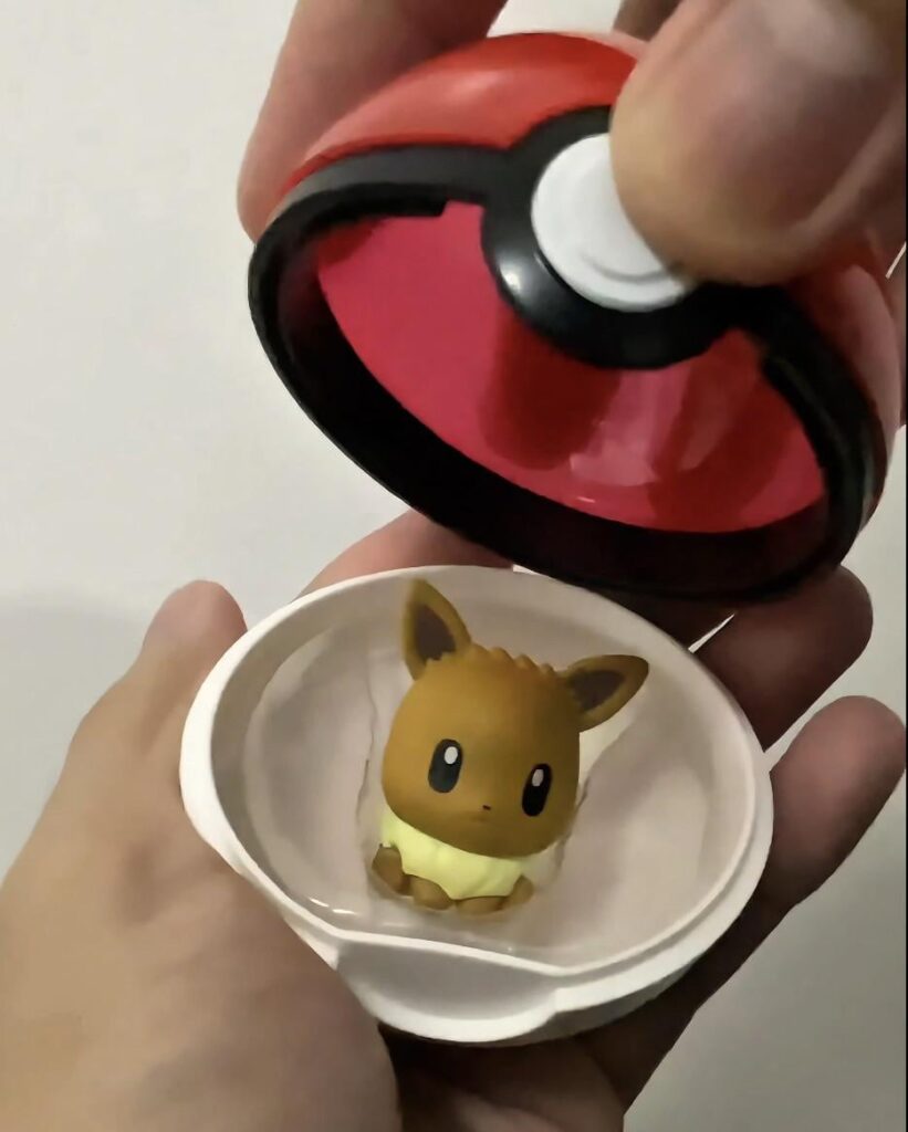 I boight a pokeball and look whi i got😩😍