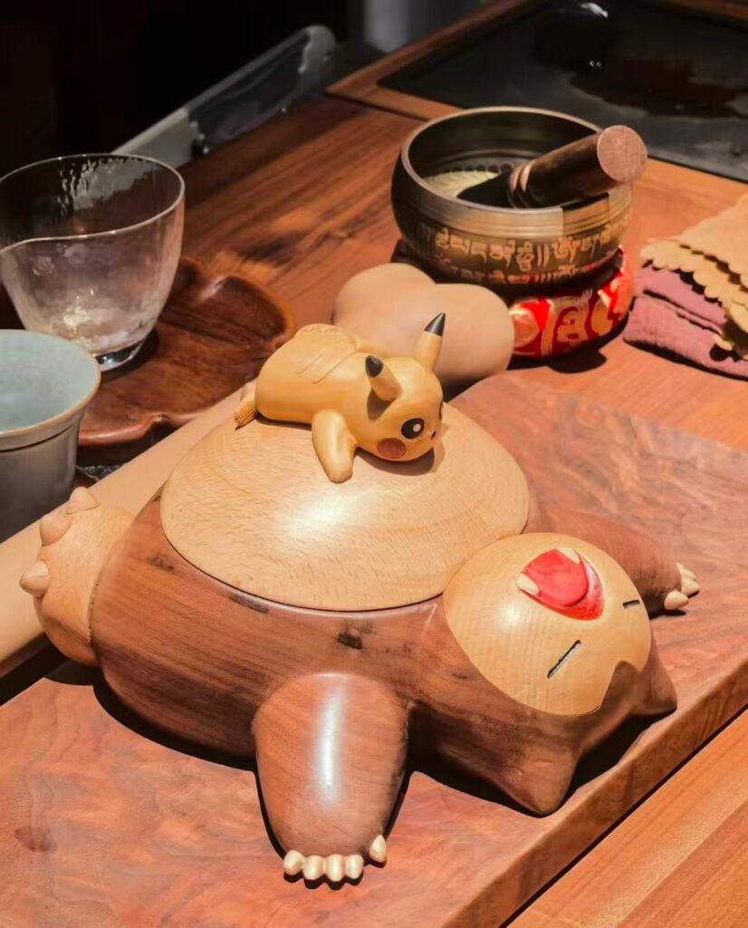 [OC] Another one of my CNC-machined Pokémon pieces, this time I made Snorlax! Would love your thoughts!