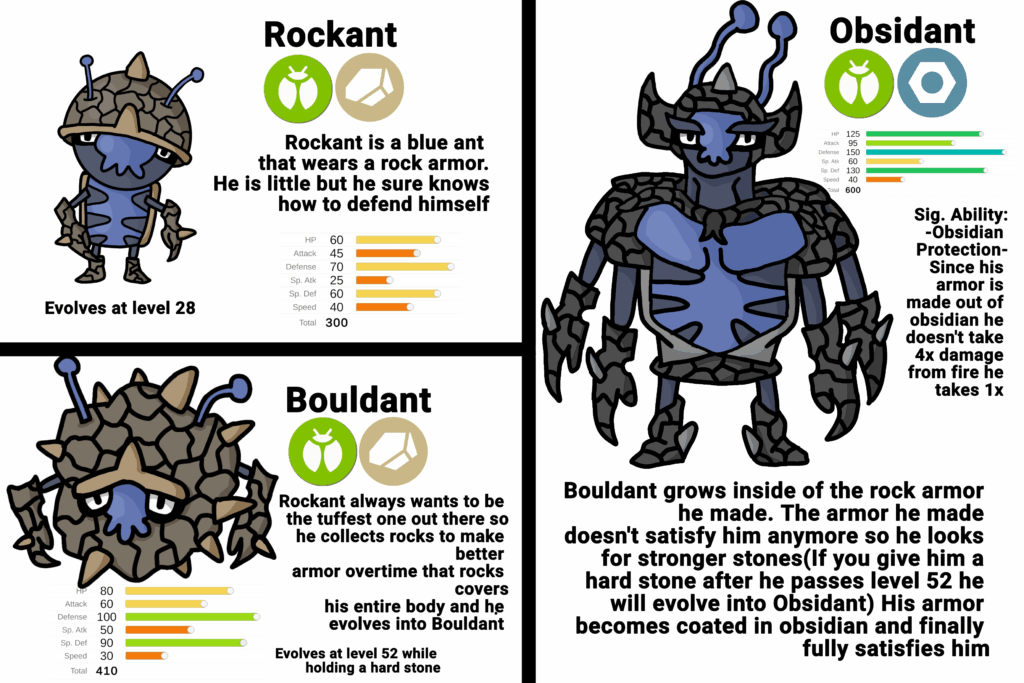 I made a Bug type pseudo legendary