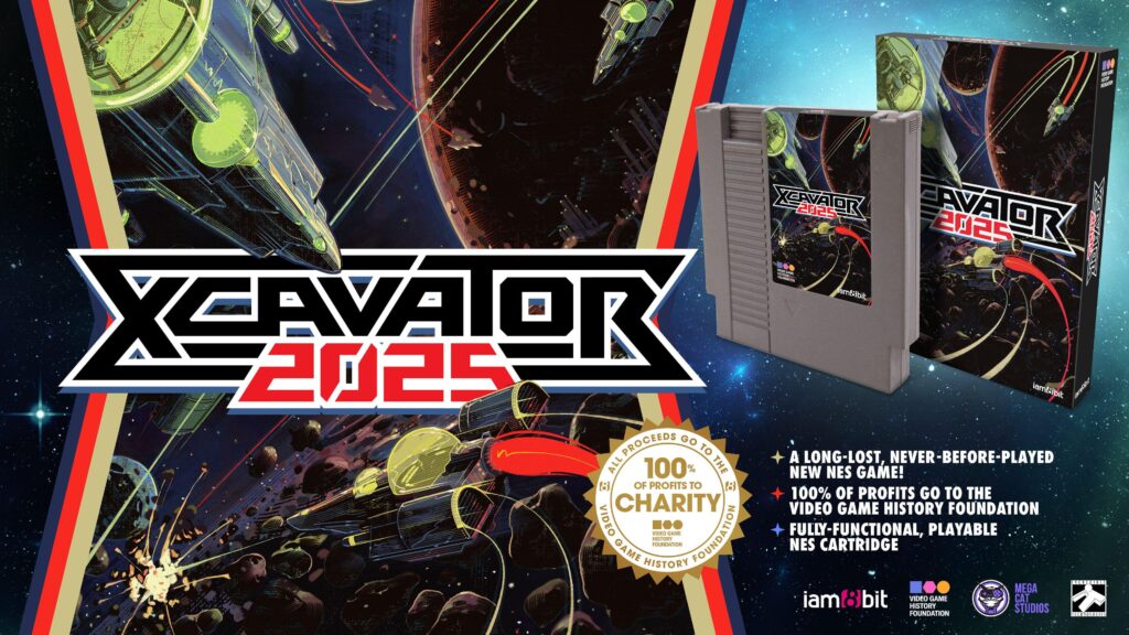 iam8bit, Video Game History Foundation, and Mega Cat Studios team up to bring back lost NES game Xcavator