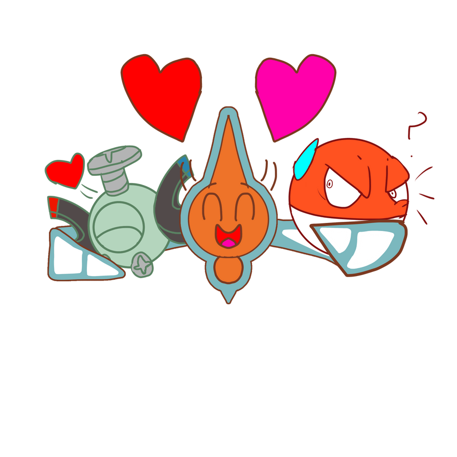 Cute Appliance Pokemon Hugging :3