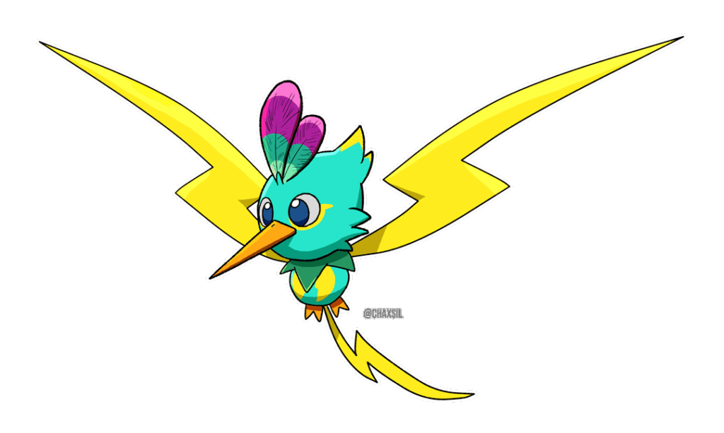 Thunderbri Pokémon colibrí