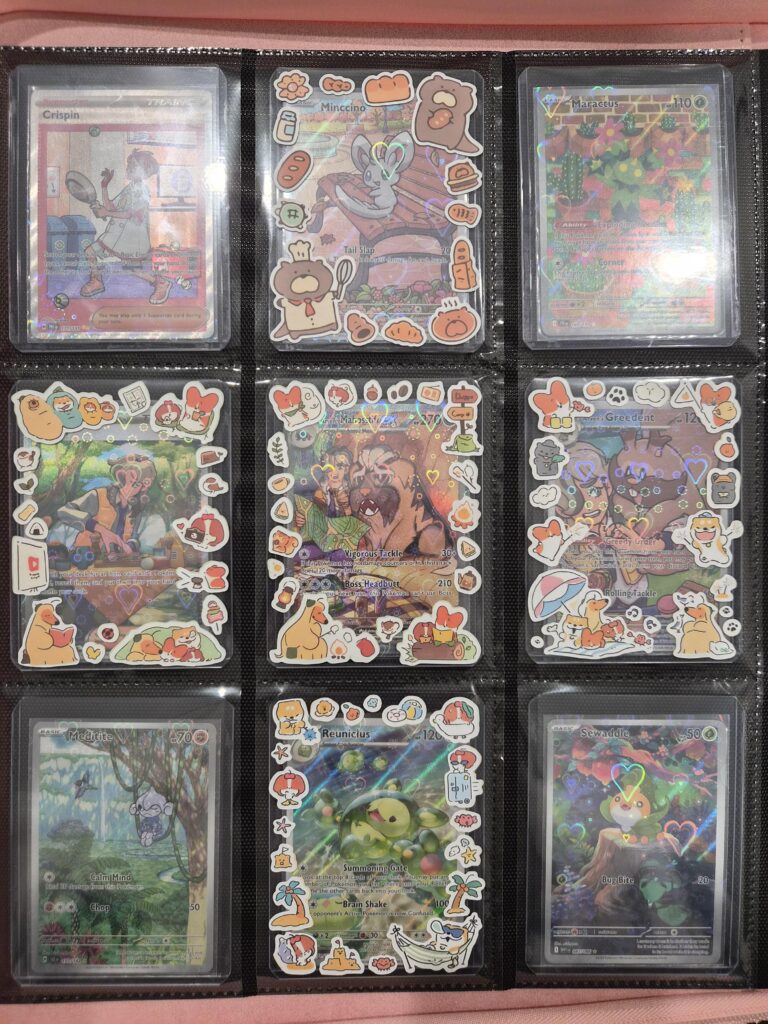 Finally found myself a top loader binder and decided to decorate some of my favourite cards for it :)