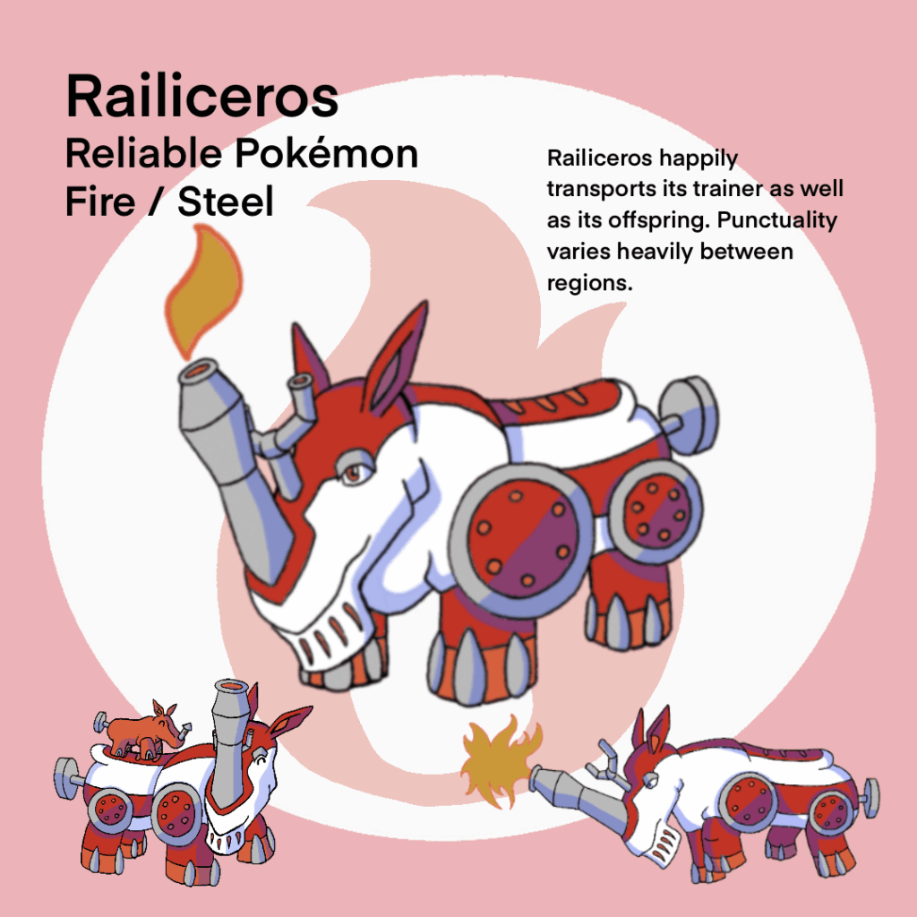 Knokomoti's final evolution - Railiceros