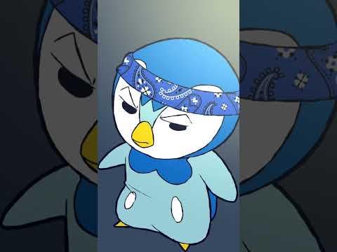 Criplup CRIPWALKS on The POKEMON Legends ZA STARTERS! ⚠️😂 #animation #pokemon #memes