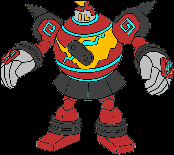 Tengen Toppa Gurren Lagann but it's Golurk. Golurk but it's Tengen Toppa Gurren Lagann.