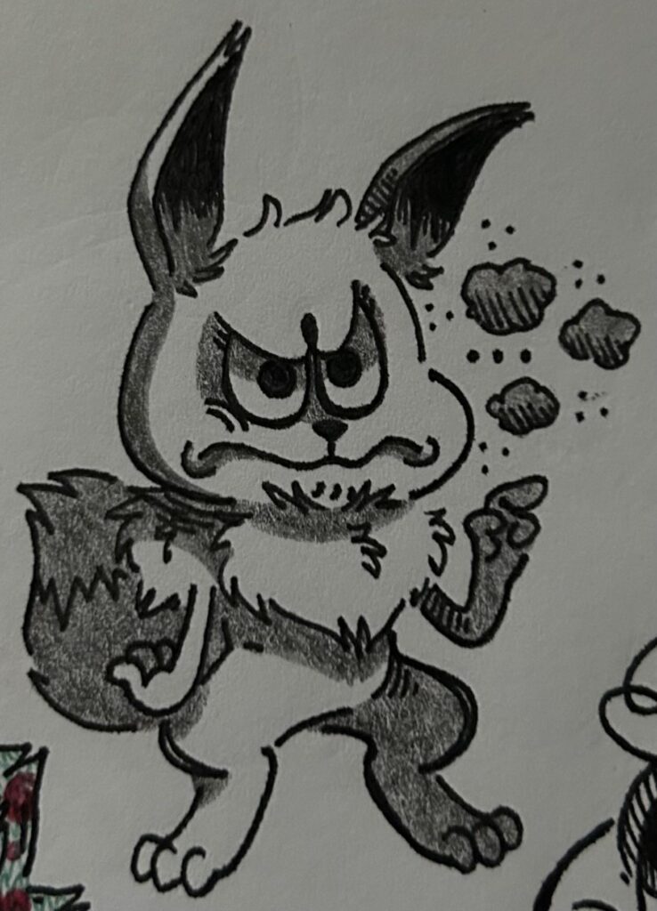 You interrupted his speech, how dare you!(my art)