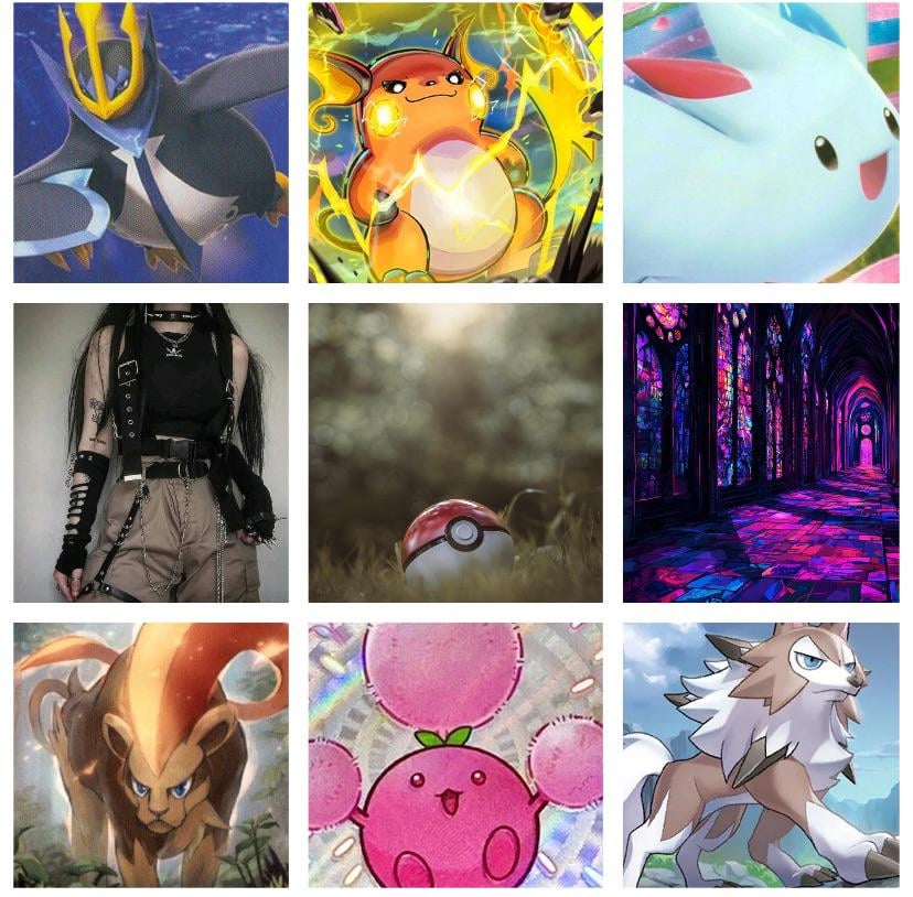 My canon universe Pokémon team