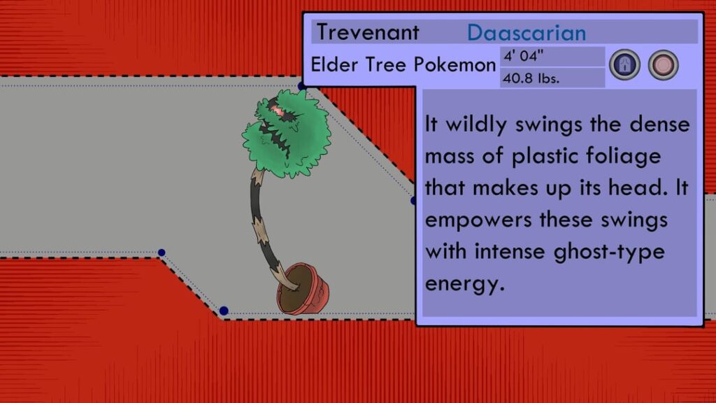 What's This? Your Daascarian Phantump Has Evolved Into Daascarian Trevenant!