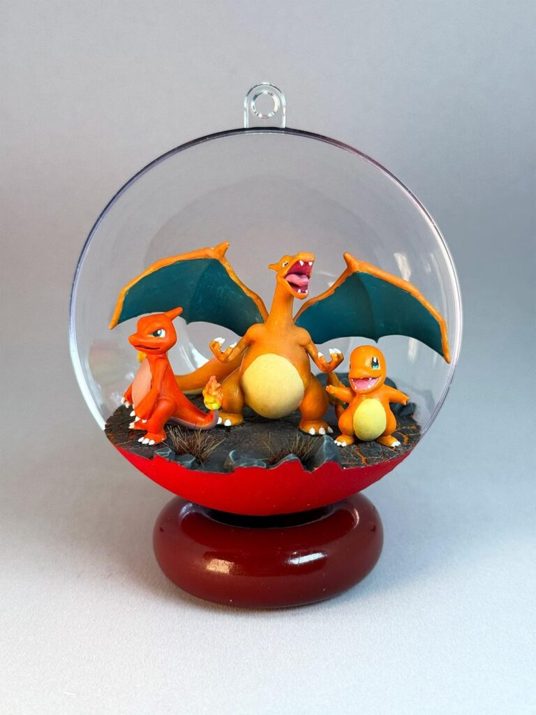 I've made a few Christmas Ornaments