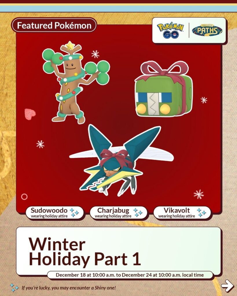 Winter Holiday Part 1 Niantic Infographic