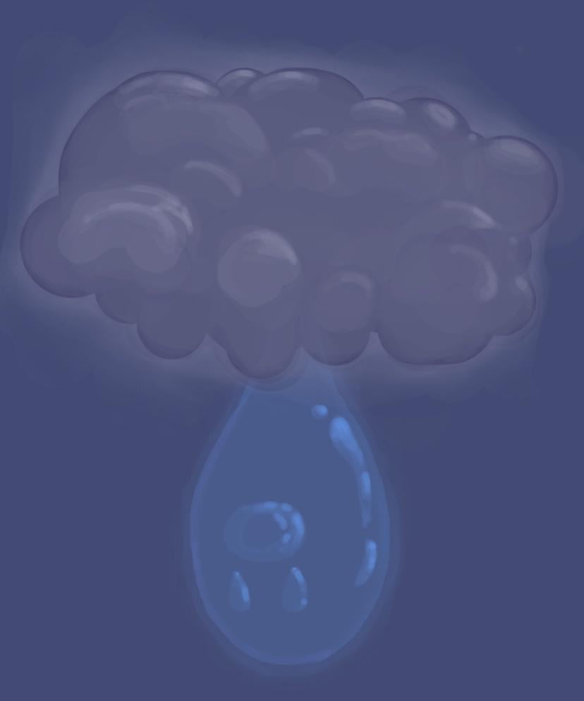 My first Fakemon, Droplett!