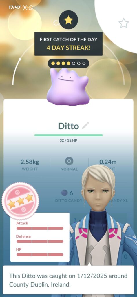 caught this walking back home
