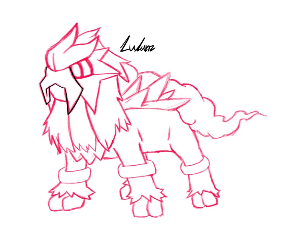 WIP of baby entei p2