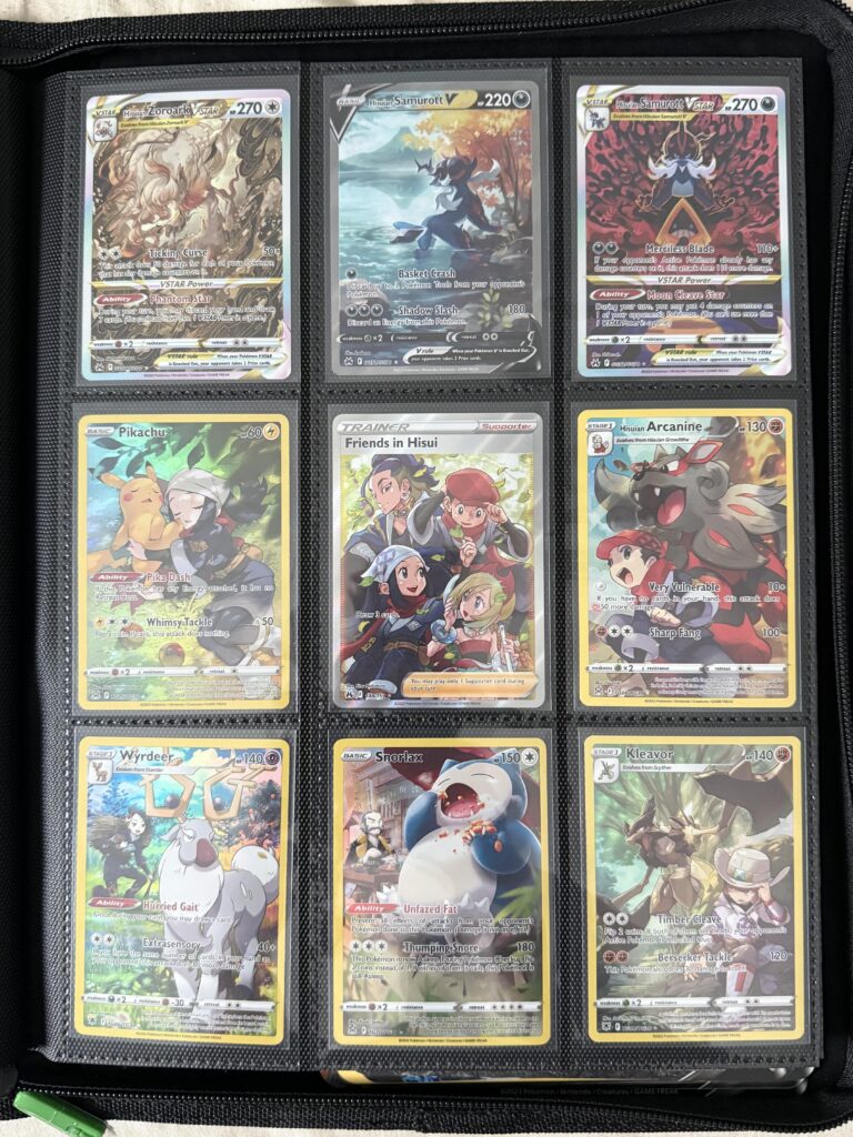 My Hisui Themed Binder Page