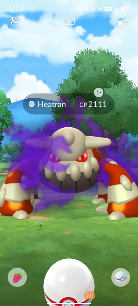 Shiny Shadow Heatran confirmation