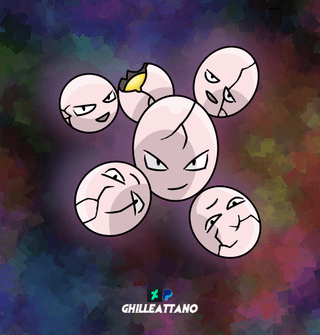 (OC) My Exeggcute and Exeggutor TCG Style Artwork