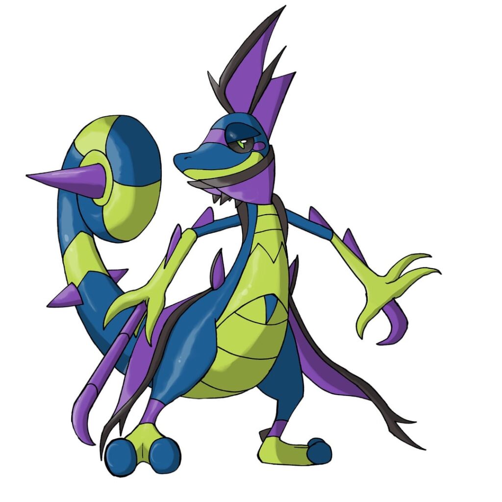 I redesigned Inteleon as a Water/Poison type assassin