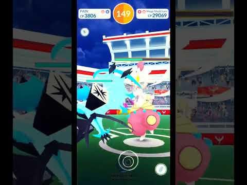 Solo Mega Medicham With Lvl 35 Necrozma Dawn Wings Only! | NO BOOSTS!