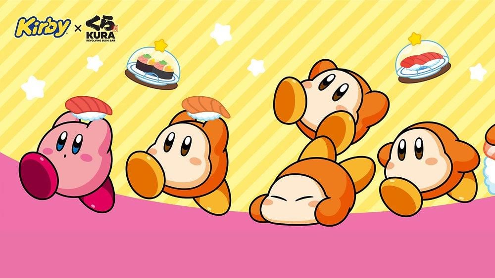 A Kirby X Kura Sushi USA Collaboration has been announced and it begins this Monday