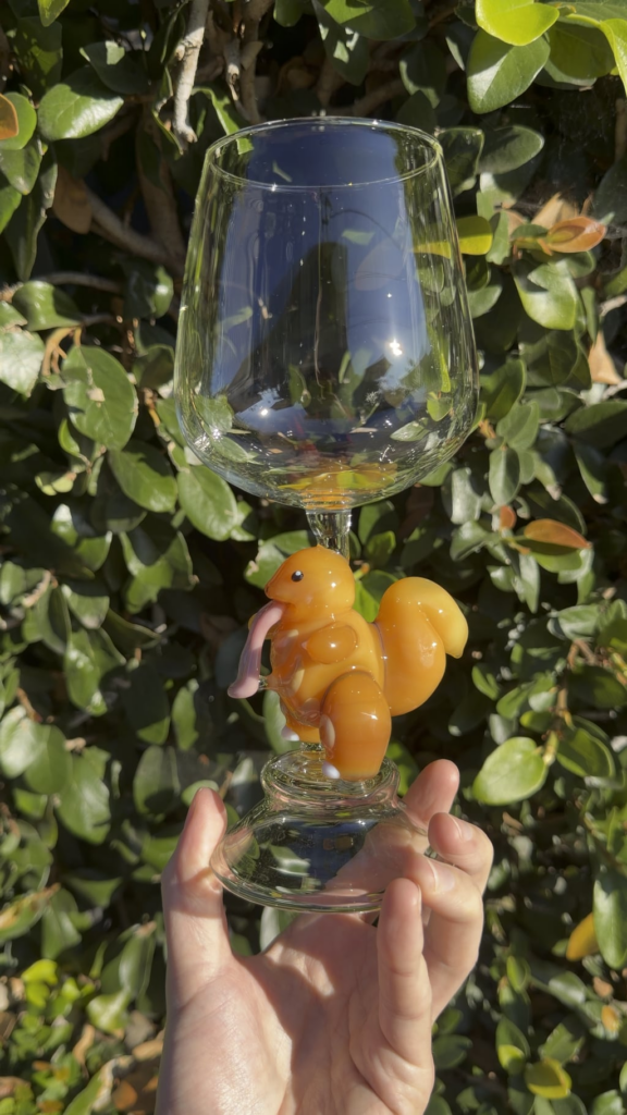 I made a shiny Lickitung glass