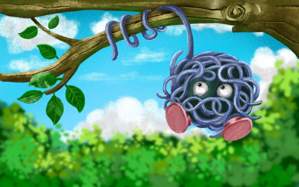 I drew Tangela (モンジャラ)! My version of XY Steam Siege 1/114!